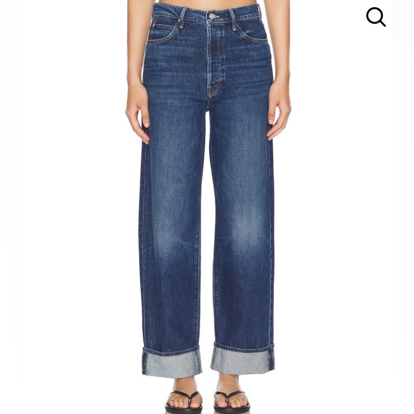 Mother Spitfire Nerdy Cuff Jeans